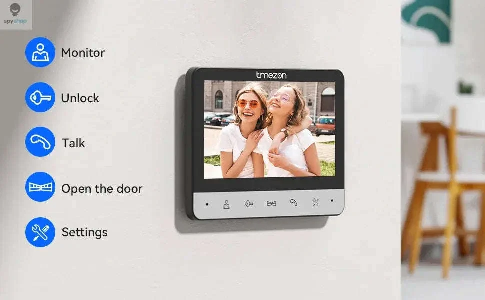 7" Color Video Doorphone with 4-Wire Intercom Control - Image 9