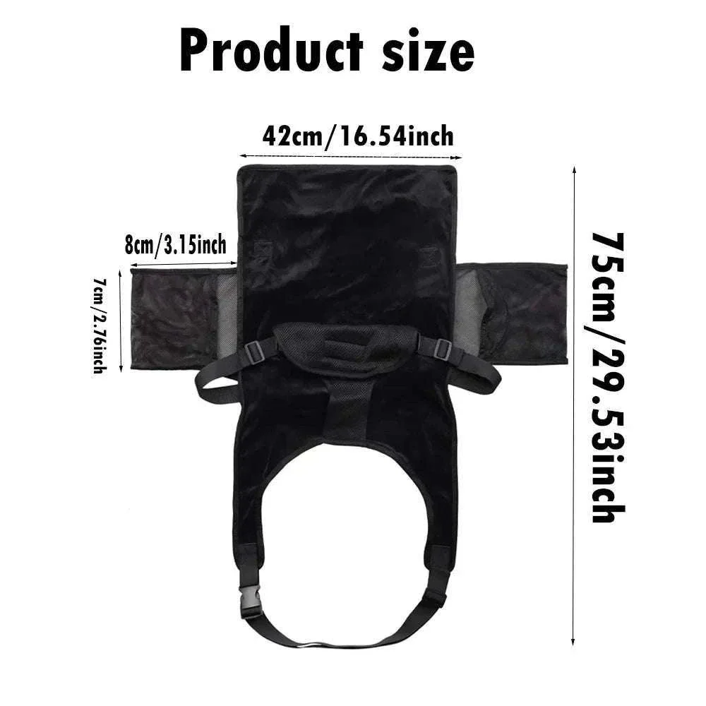 Toddler Airplane Seat Extender Bed with Footrest Hammock & Pocket - Image 17
