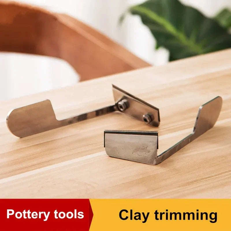 Toothed Clay Sculpting Scraper with Replaceable Blade Tool - Image 9