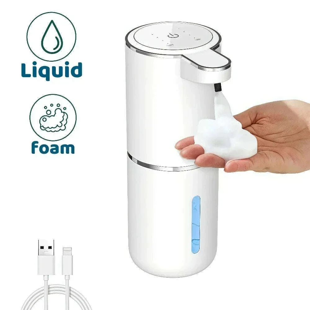 Touchless Automatic Soap Dispenser with Infrared Sensor USB Rechargeable