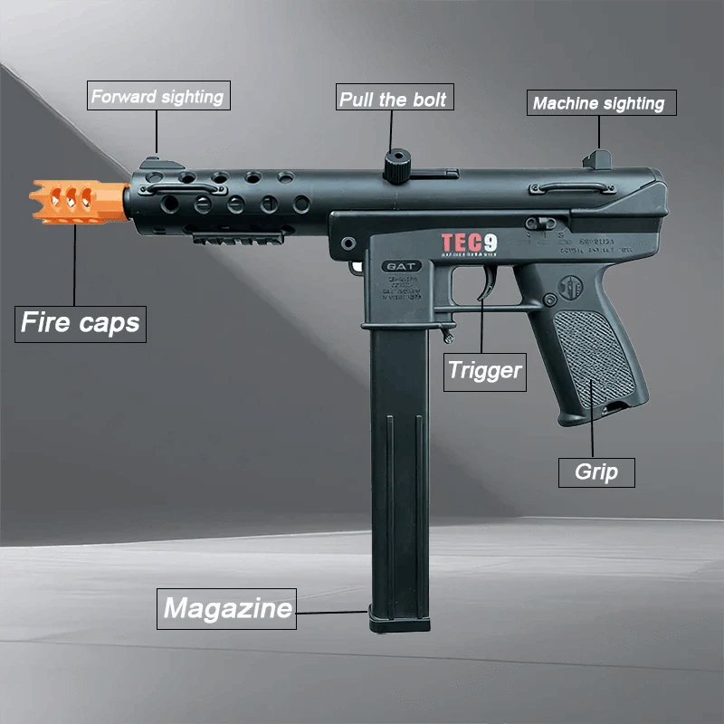 Rechargeable Toy Gun for Indoor and Outdoor Team Games - Image 2