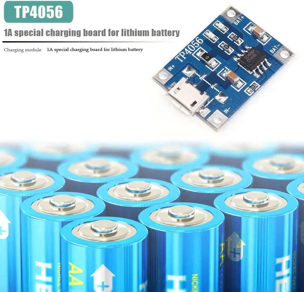 TP4056 18650 Lithium Battery Charger Module with USB Inputs - Image 13