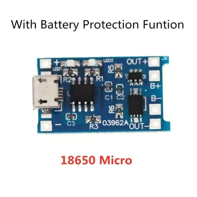 TP4056 18650 Lithium Battery Charger Module with USB Inputs - Image 17