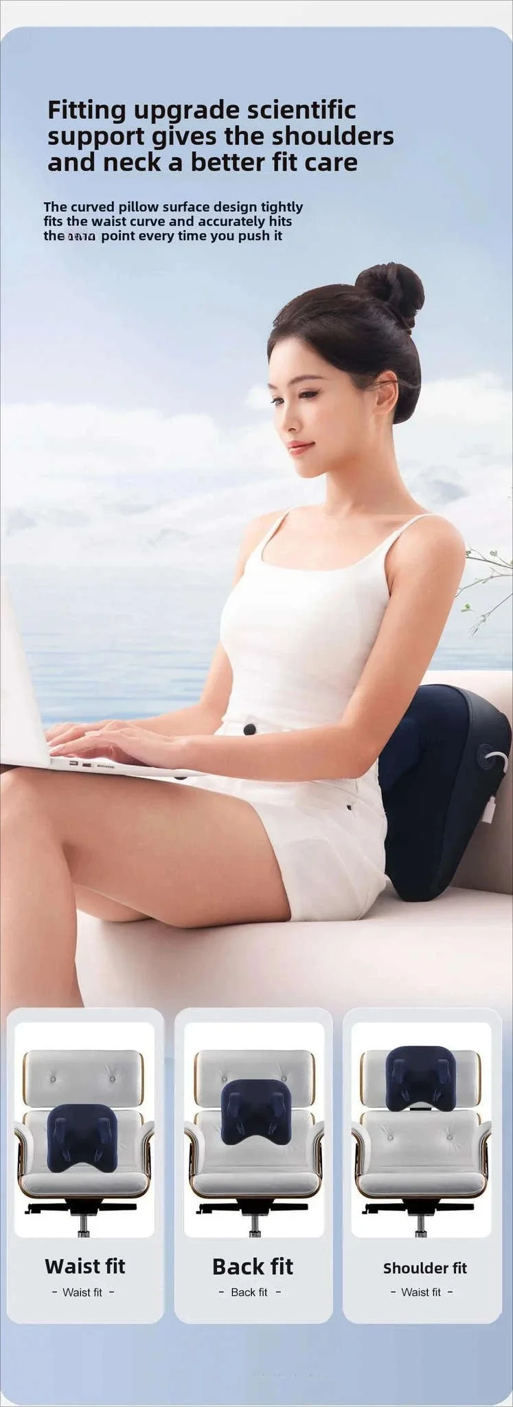 Wireless Shiatsu Massage Pillow for Neck, Back & Everyday Relief - Image 6