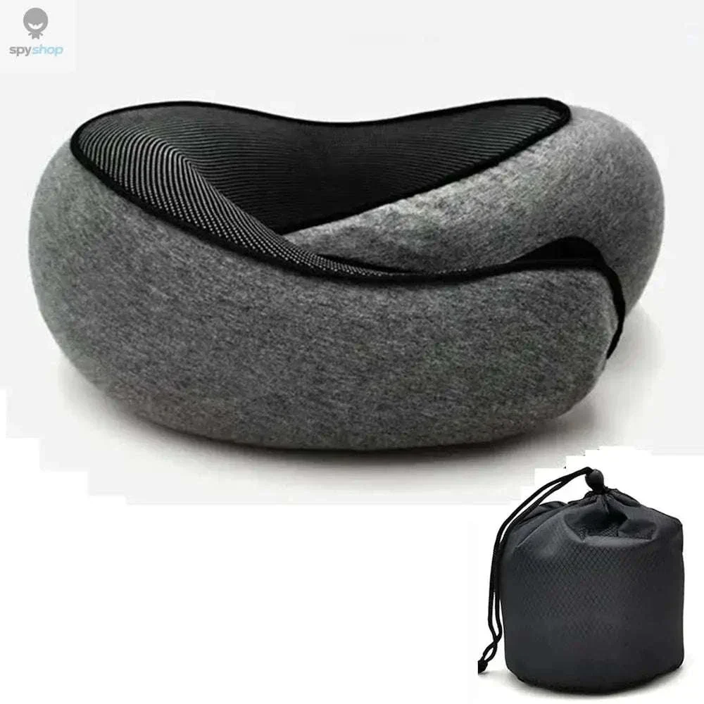 Travel Neck Pillow Memory Foam U-Shape Neck Support - Image 10