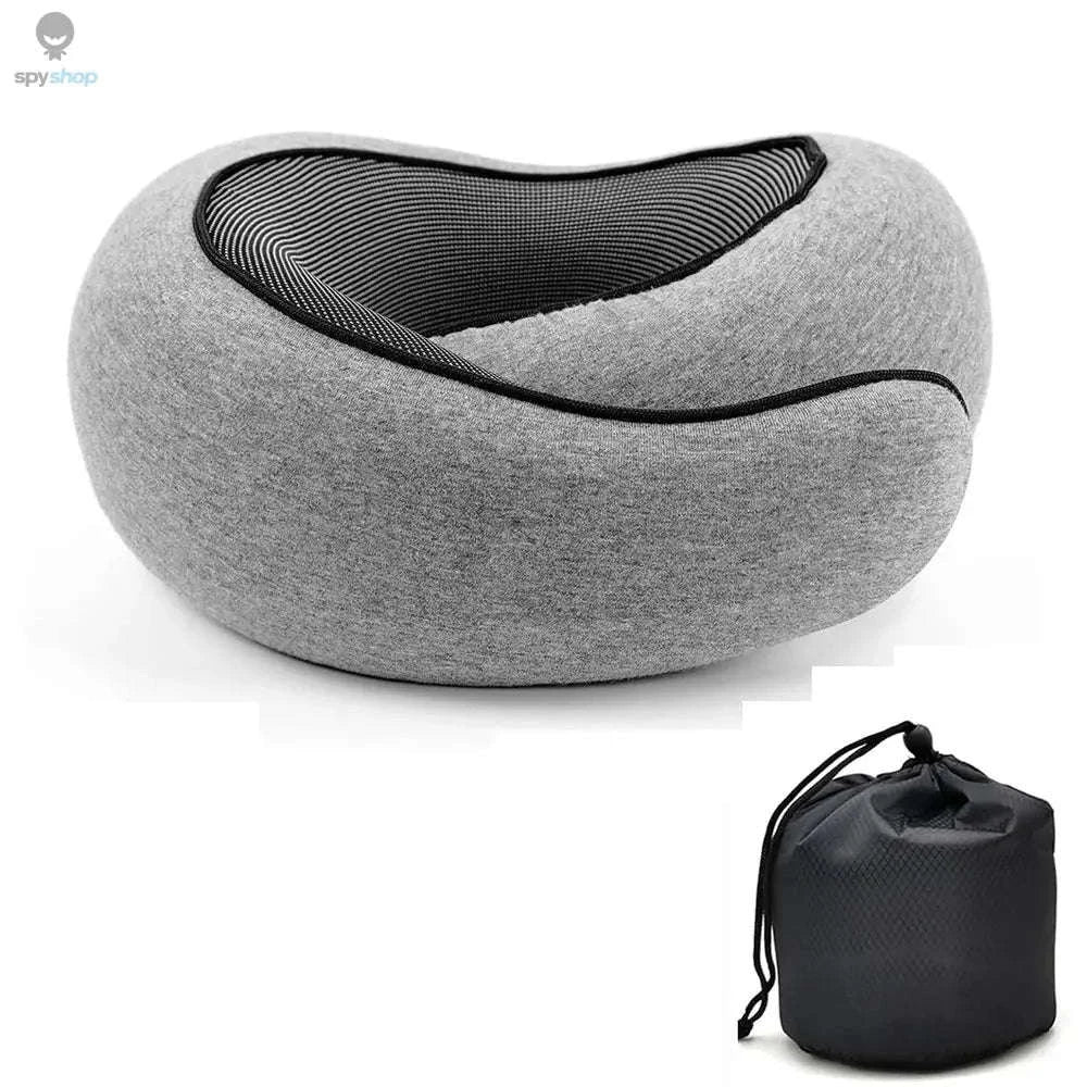 Travel Neck Pillow Memory Foam U-Shape Neck Support - Image 8