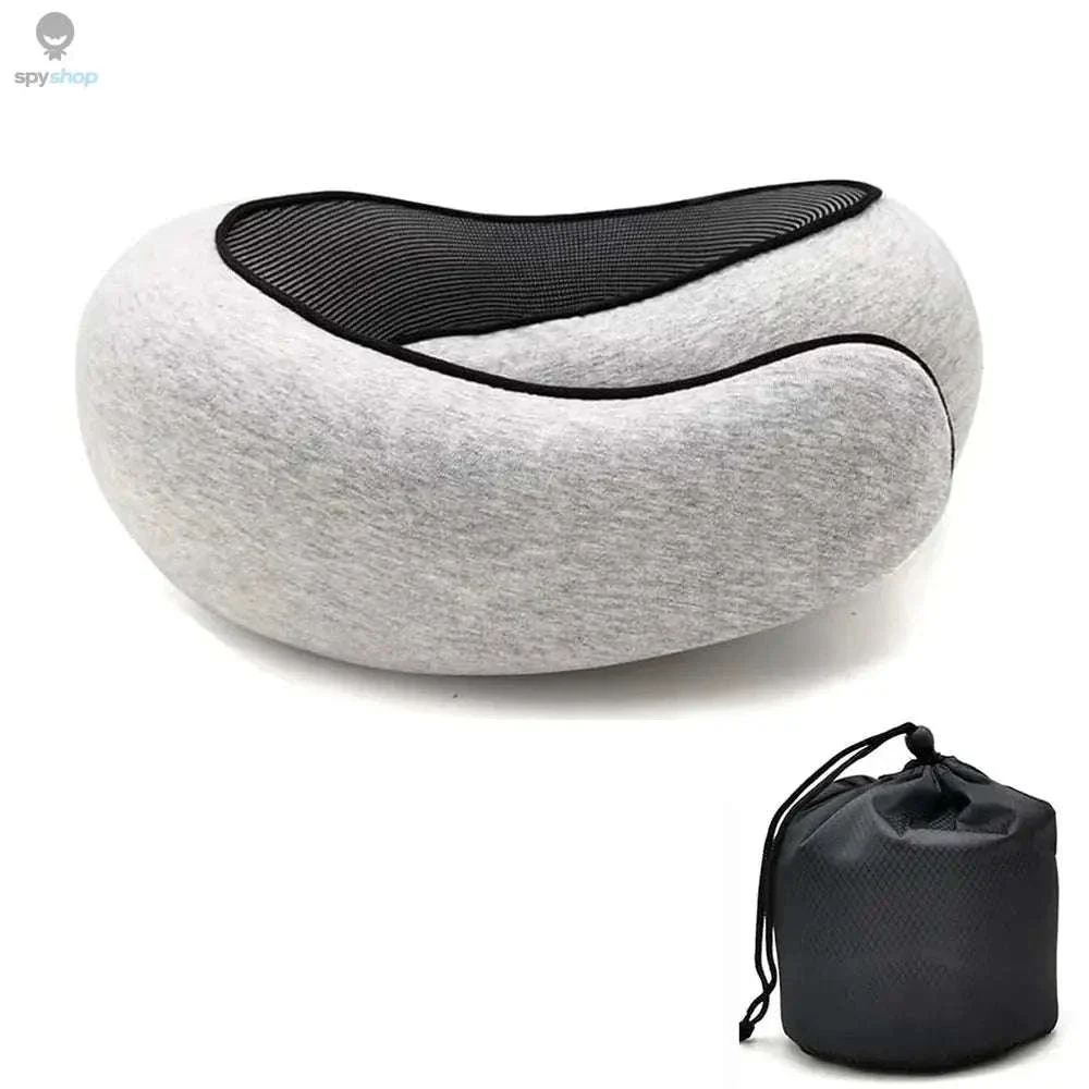 Travel Neck Pillow Memory Foam U-Shape Neck Support - Image 9