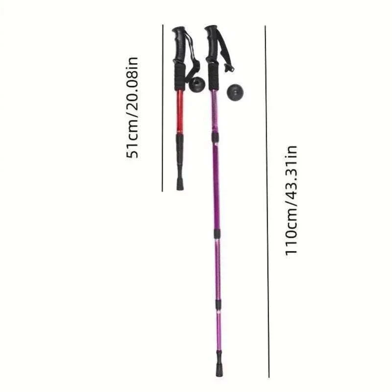 Ultralight Foldable Trekking Poles with Shock Absorption - Image 6
