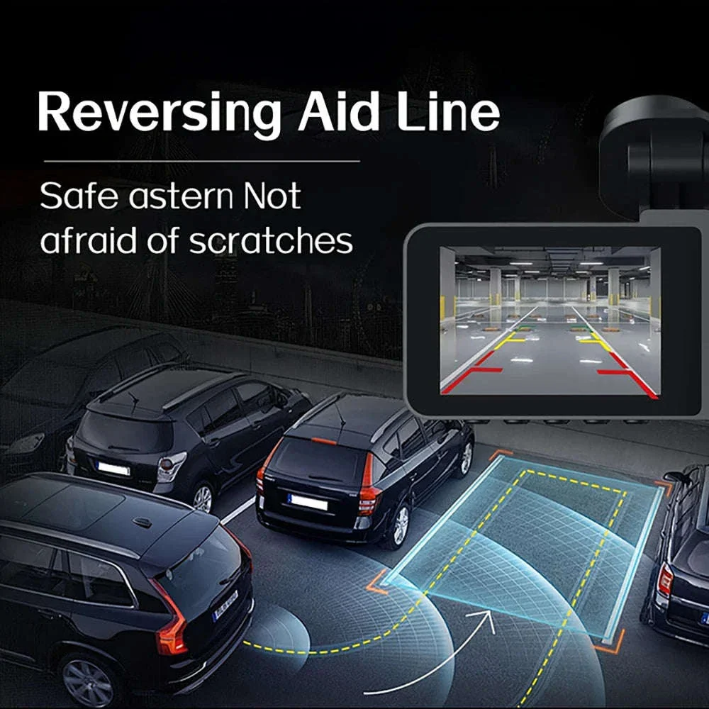 Triple Lens Dashcam WiFi 3-Channel 1080P HD Recorder - Image 15
