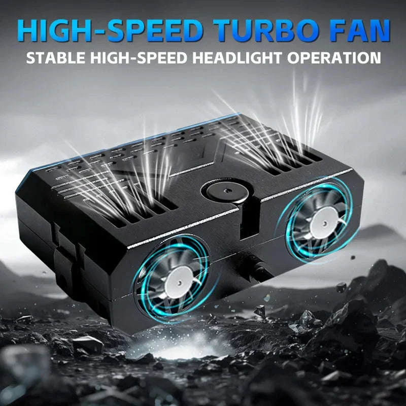 Triple Lens LED Spotlight Headlight for Car Motorcycle SUV ATV - Image 3