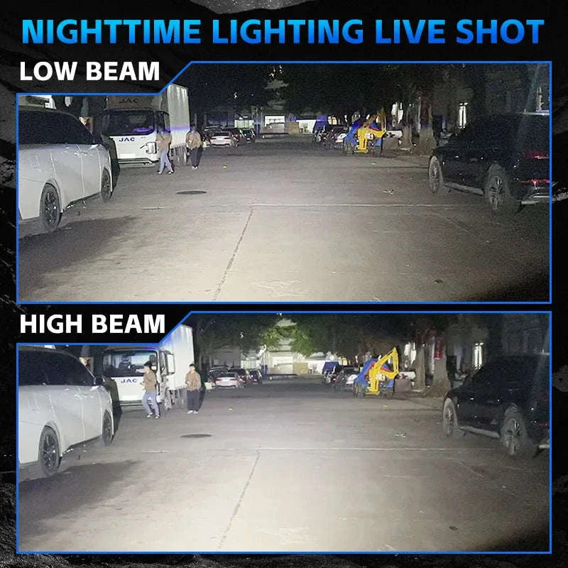 Triple Lens LED Spotlight Headlight for Car Motorcycle SUV ATV - Image 8