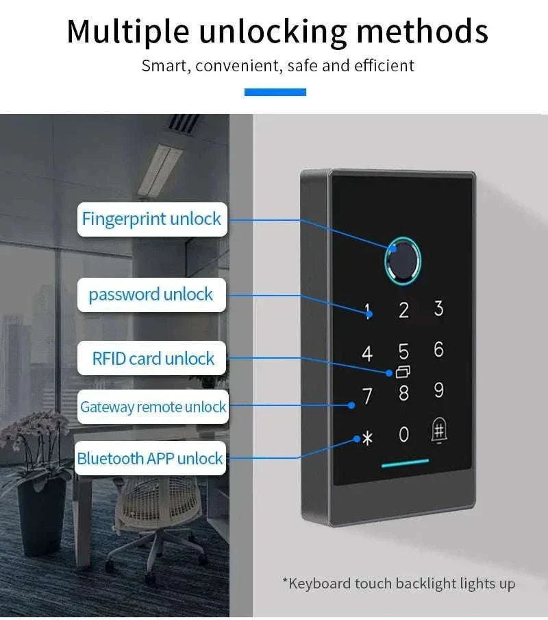 TTlock H3 Fingerprint Door Access Control System - Image 12