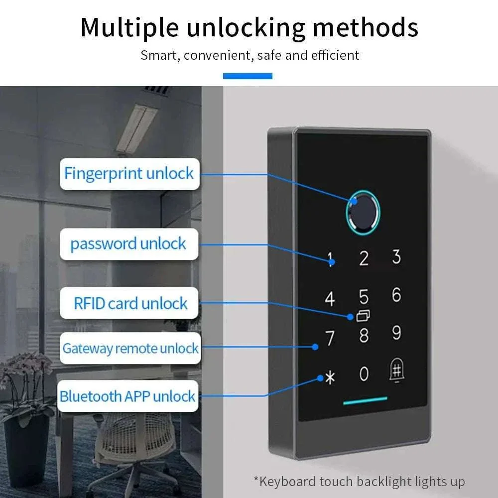 TTlock H3 Fingerprint Door Access Control System - Image 4