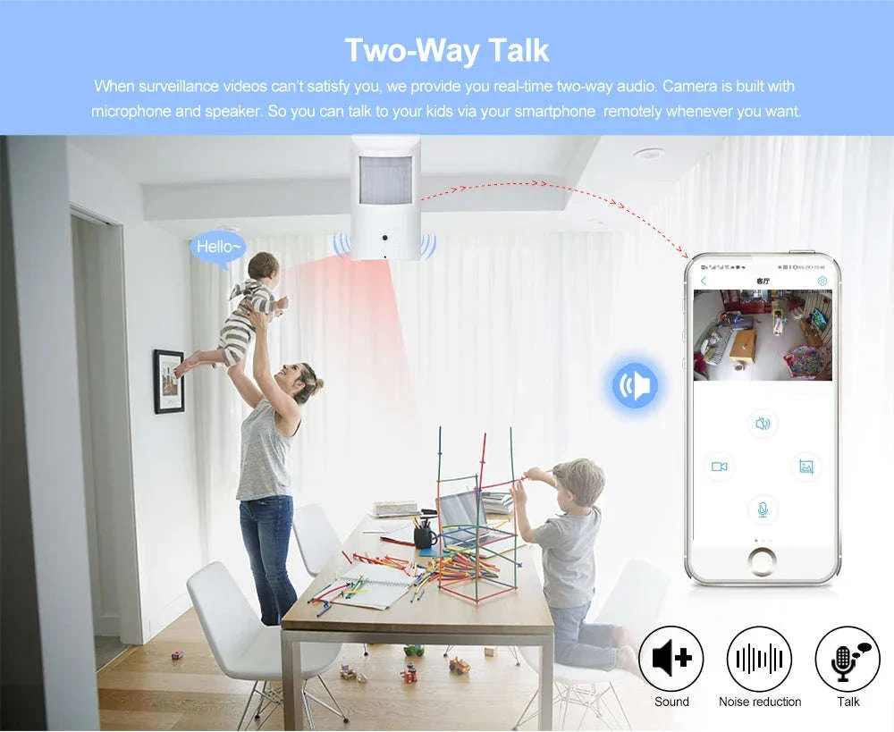 Tuya 6MP Mini WiFi Indoor Security Camera with Two-Way Audio - Image 9