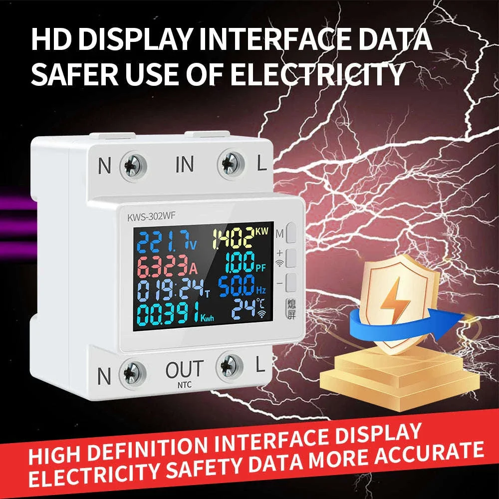 EcoSense 8-in-1 Smart Energy Meter for Home Monitoring - Image 9