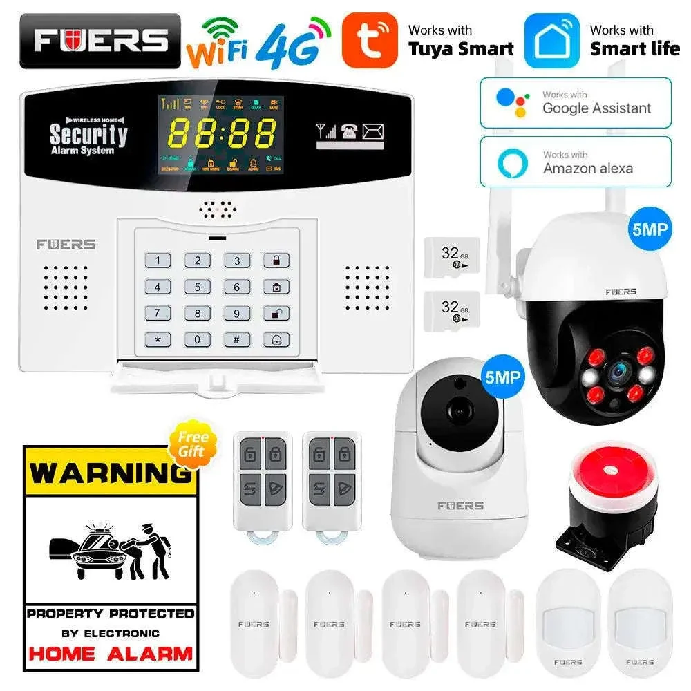 Tuya Smart Alarm System WiFi & 4G GSM Home Security Hub - Image 2