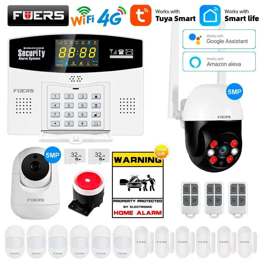 Tuya Smart Alarm System WiFi & 4G GSM Home Security Hub - Image 26