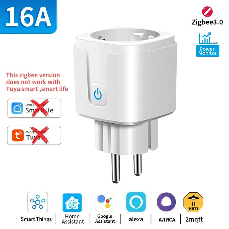 Tuya WiFi Zigbee Smart Plug with Power Monitoring - Image 11
