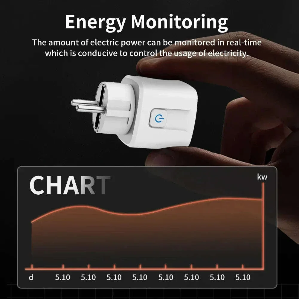 Tuya WiFi Zigbee Smart Plug with Power Monitoring - Image 6