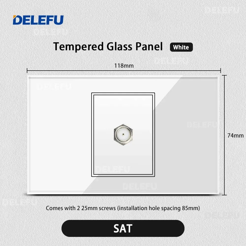 Tempered Glass Tuya WiFi Smart Wall Socket with USB-C Charging - Image 11