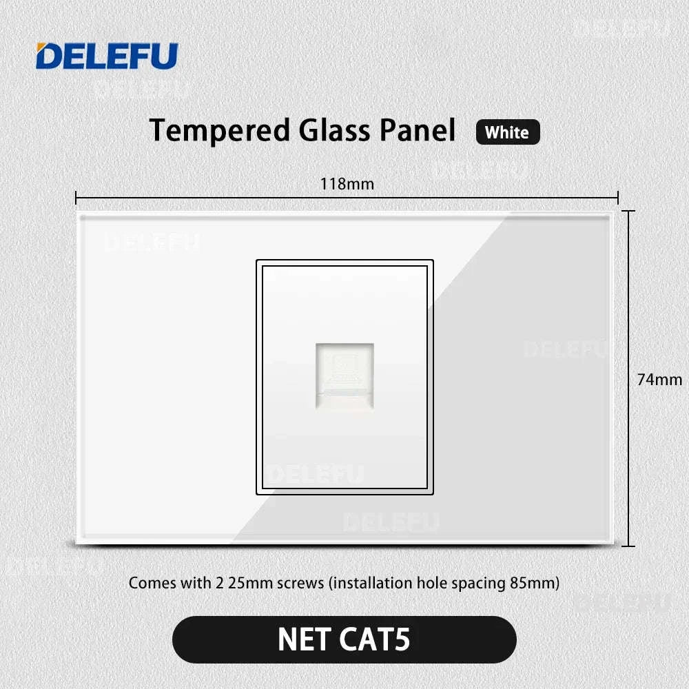 Tempered Glass Tuya WiFi Smart Wall Socket with USB-C Charging - Image 13