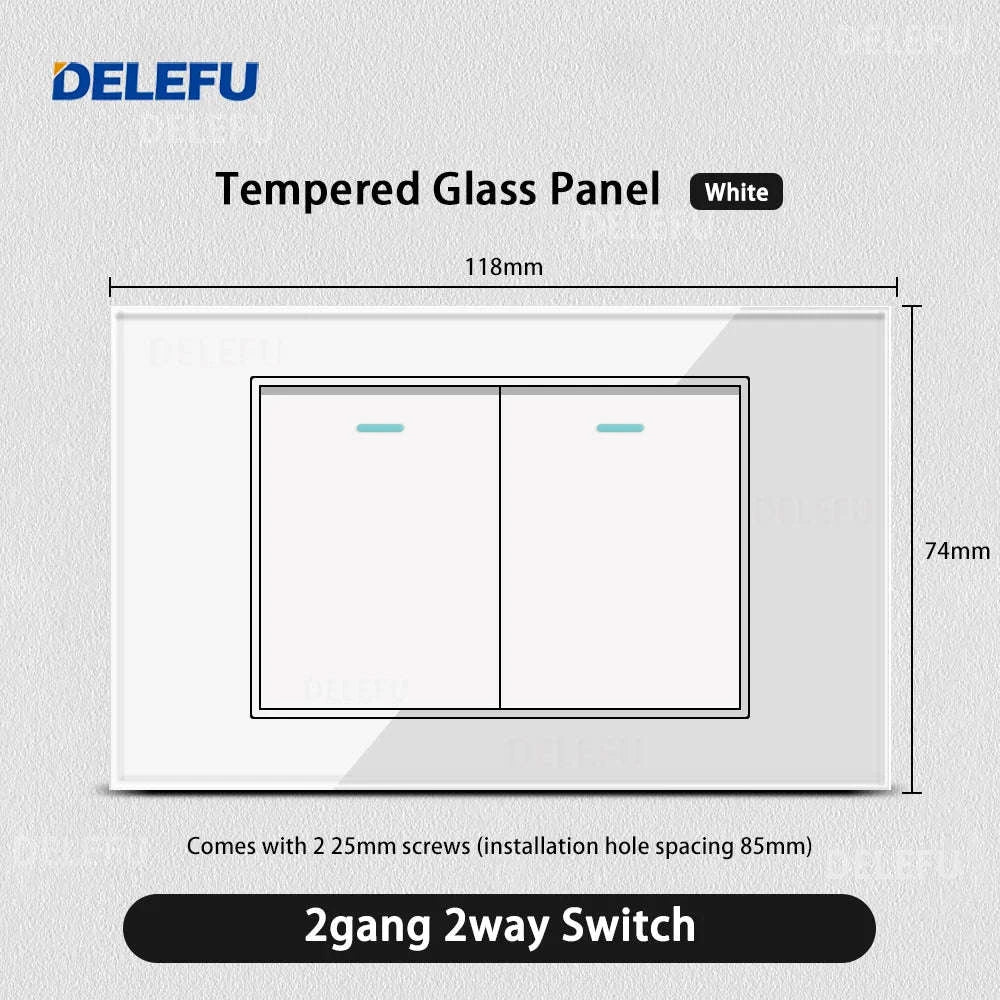 Tempered Glass Tuya WiFi Smart Wall Socket with USB-C Charging - Image 17