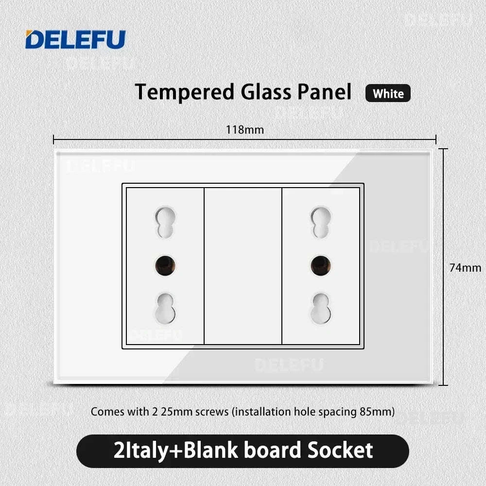 Tempered Glass Tuya WiFi Smart Wall Socket with USB-C Charging - Image 18