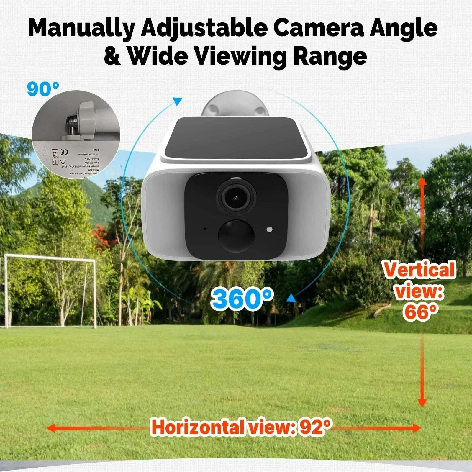 5MP Solar Security Camera Outdoor Wireless with Two-Way Audio - Image 14