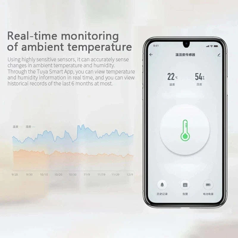 Tuya Zigbee Temperature and Humidity Sensor for Smart Home Monitoring - Image 6