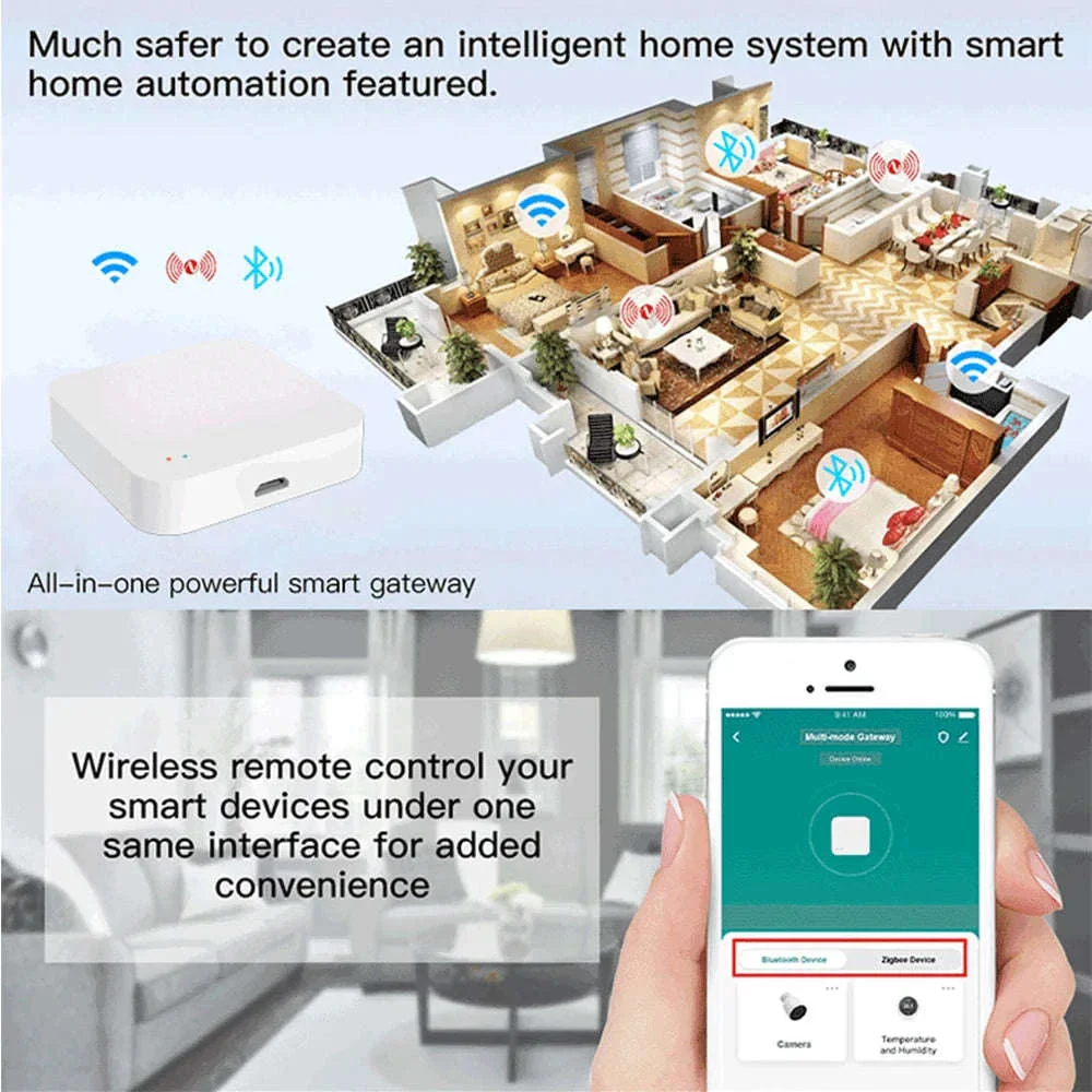 Tuya Zigbee Wireless Hub Gateway for Smart Home Automation - Image 7
