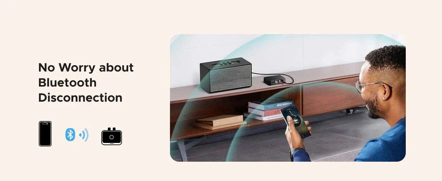 Bluetooth 6.0 AUX Receiver 3.5mm & RCA LDAC Audio Adapter - Image 12