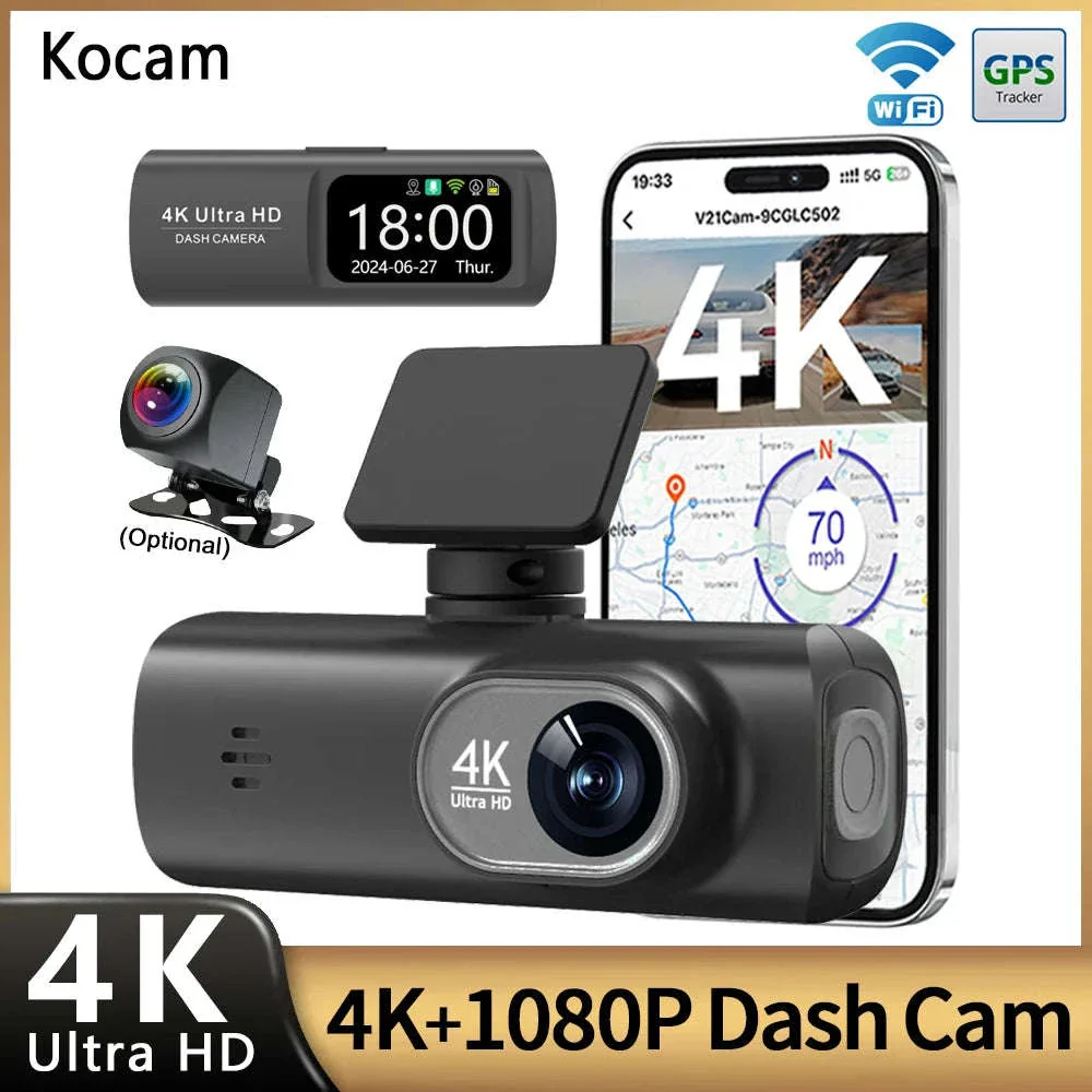 4K WiFi Dual Lens Dash Cam with GPS and Parking Monitor - Image 15