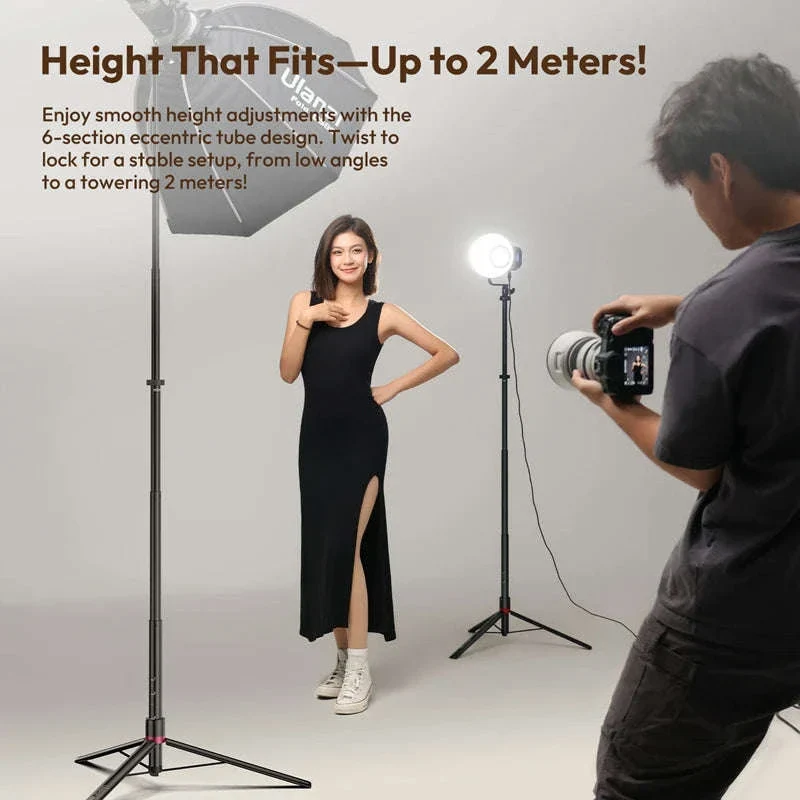 Ulanzi AT-05 2M Heavy Duty Light Stand for Cameras & Lights - Image 3
