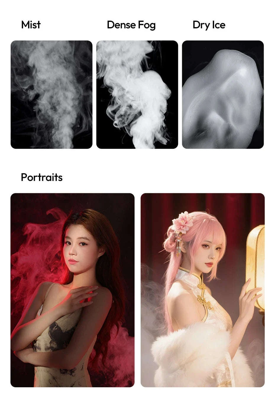 Ulanzi FM02 30W Portable Smoke Machine for Photo & Video Effects - Image 10