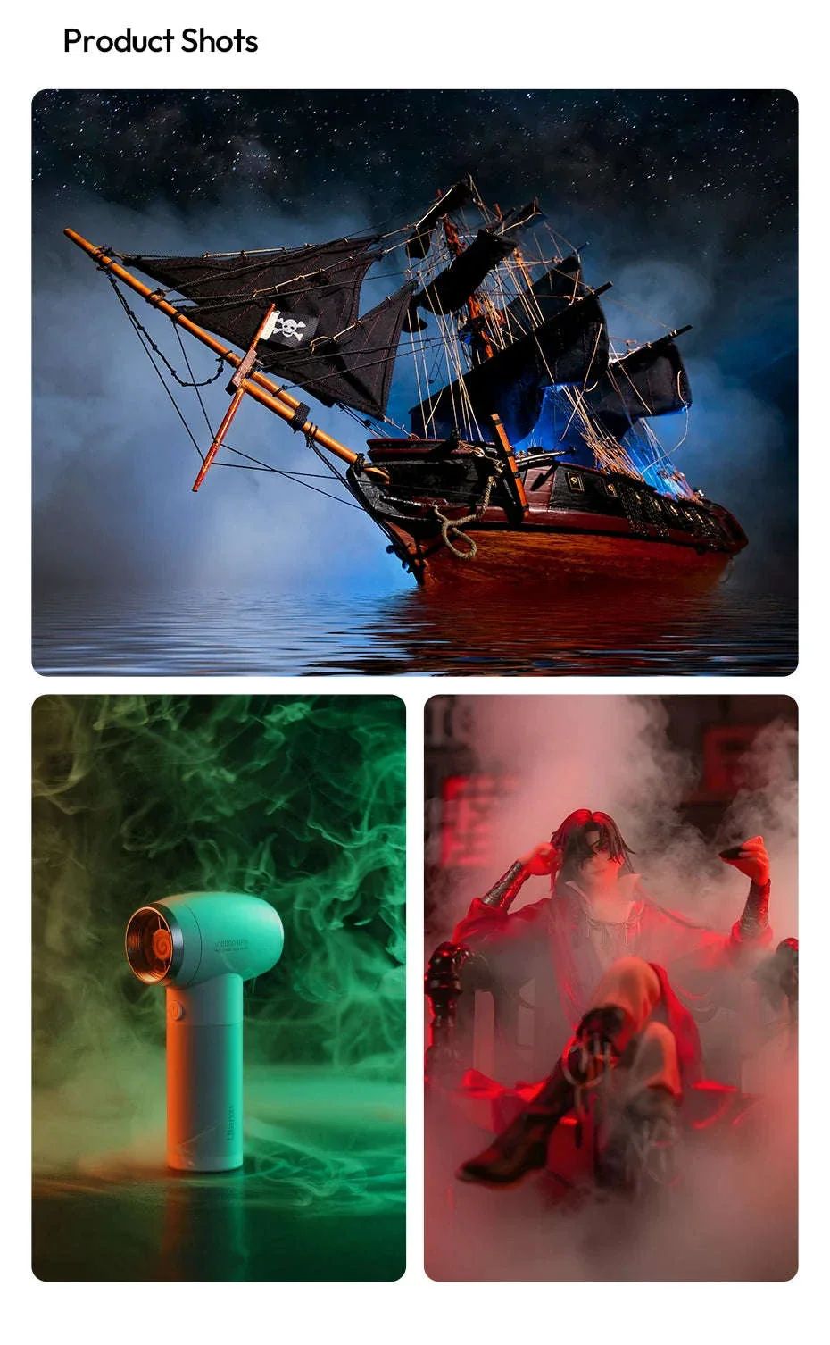 Ulanzi FM02 30W Portable Smoke Machine for Photo & Video Effects - Image 12