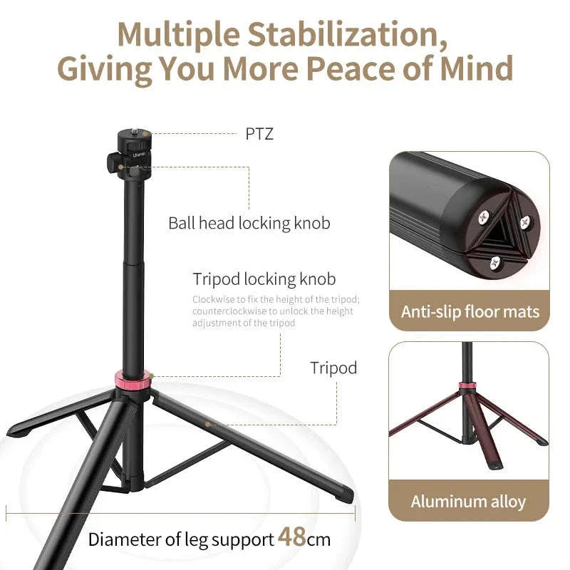 Ulanzi MT-79 Extendable Tripod for Cameras and Smartphones - Image 6