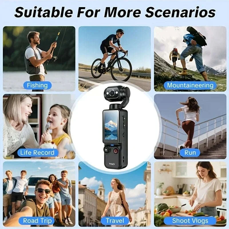 4K Pocket Sports Camcorder with 32GB Card, Tripod and 7-Hour Battery - Image 11