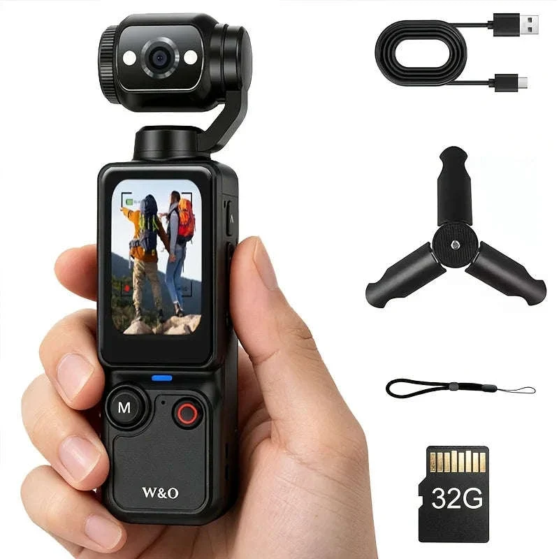 4K Pocket Sports Camcorder with 32GB Card, Tripod and 7-Hour Battery - Image 20