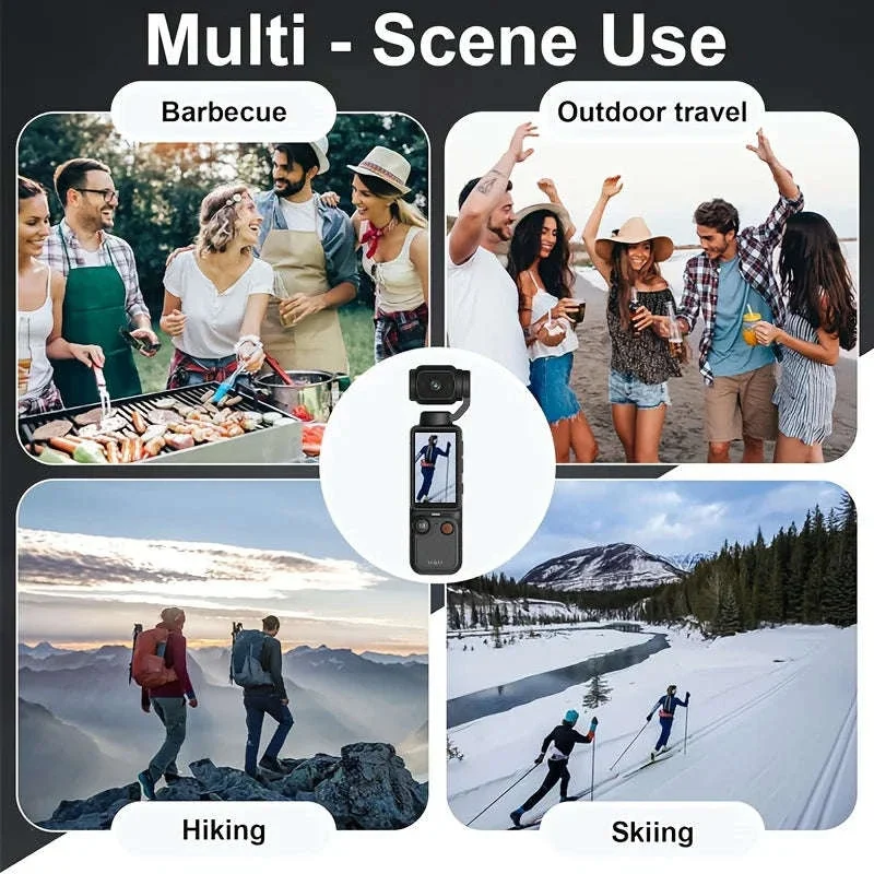 4K Pocket Sports Camcorder with 32GB Card, Tripod and 7-Hour Battery - Image 5
