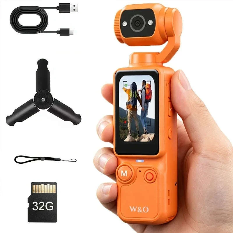 4K Pocket Sports Camcorder with 32GB Card, Tripod and 7-Hour Battery - Image 9