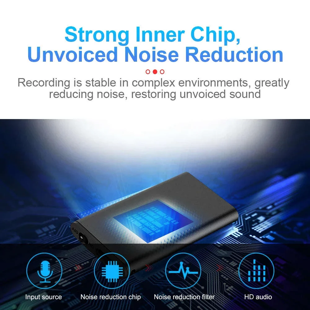 Ultra-Thin Mini Voice Recorder with Sound Activation - Image 13