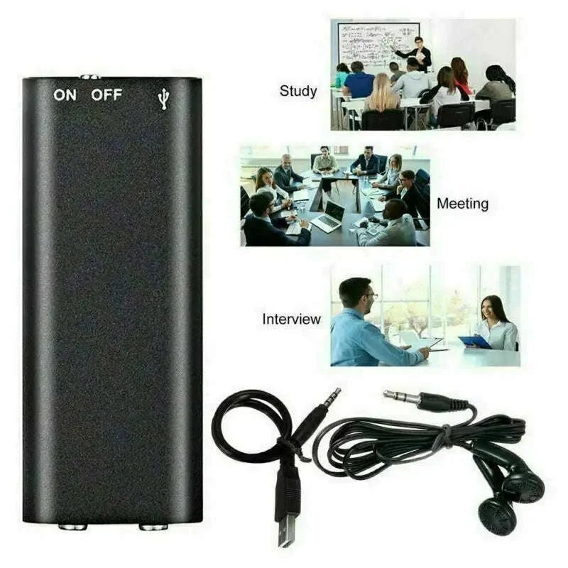 Ultra-Thin Mini Voice Recorder with Sound Activation - Image 22