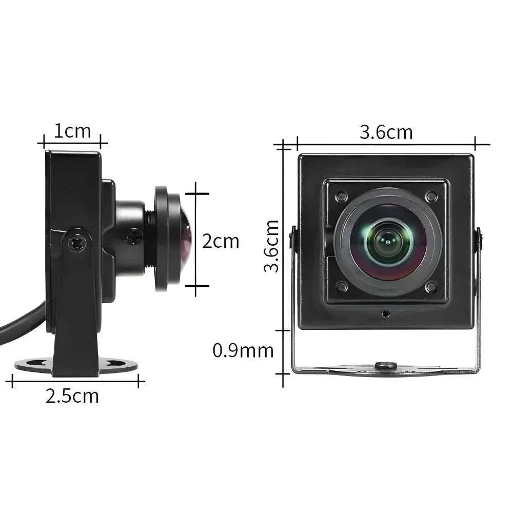 Ultra-Wide 170° Mini Fisheye AHD Indoor Security Camera - Image 2