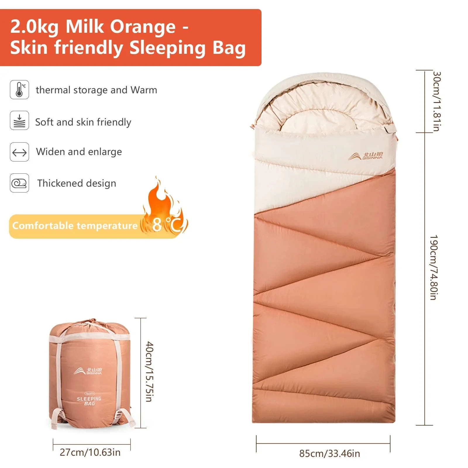 Ultralight 4 Season Camping Sleeping Bag - Image 18