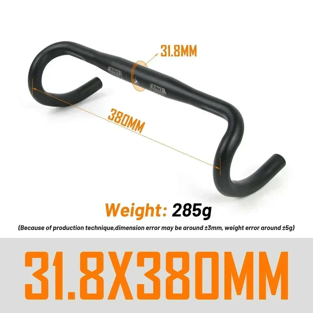Ultralight Aluminum Road Bike Drop Handlebar 25.4/31.8mm Multi-Size - Image 18