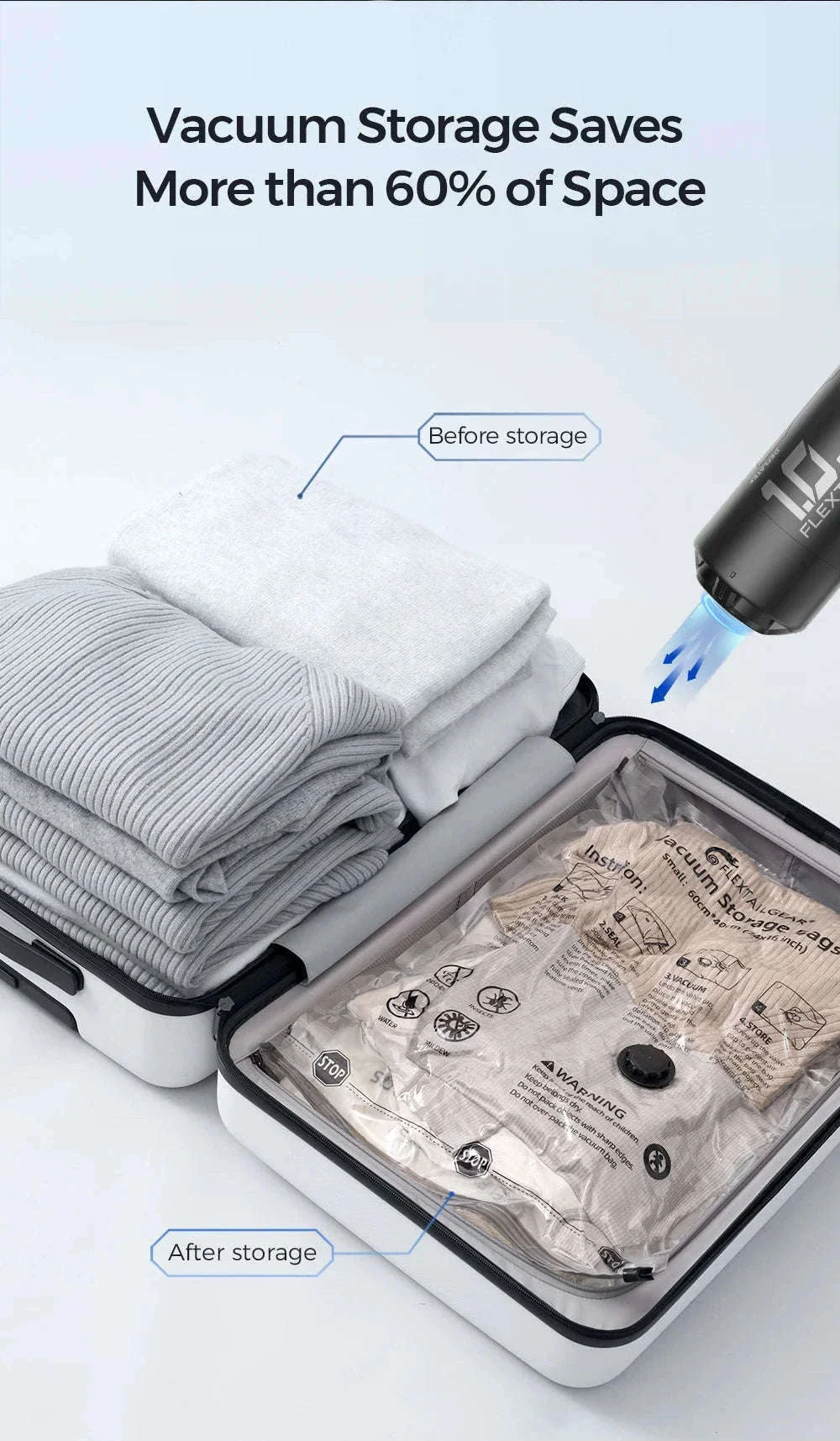 Ultralight Portable Electric Air Pump for Camping Sleeping Pads - Image 10