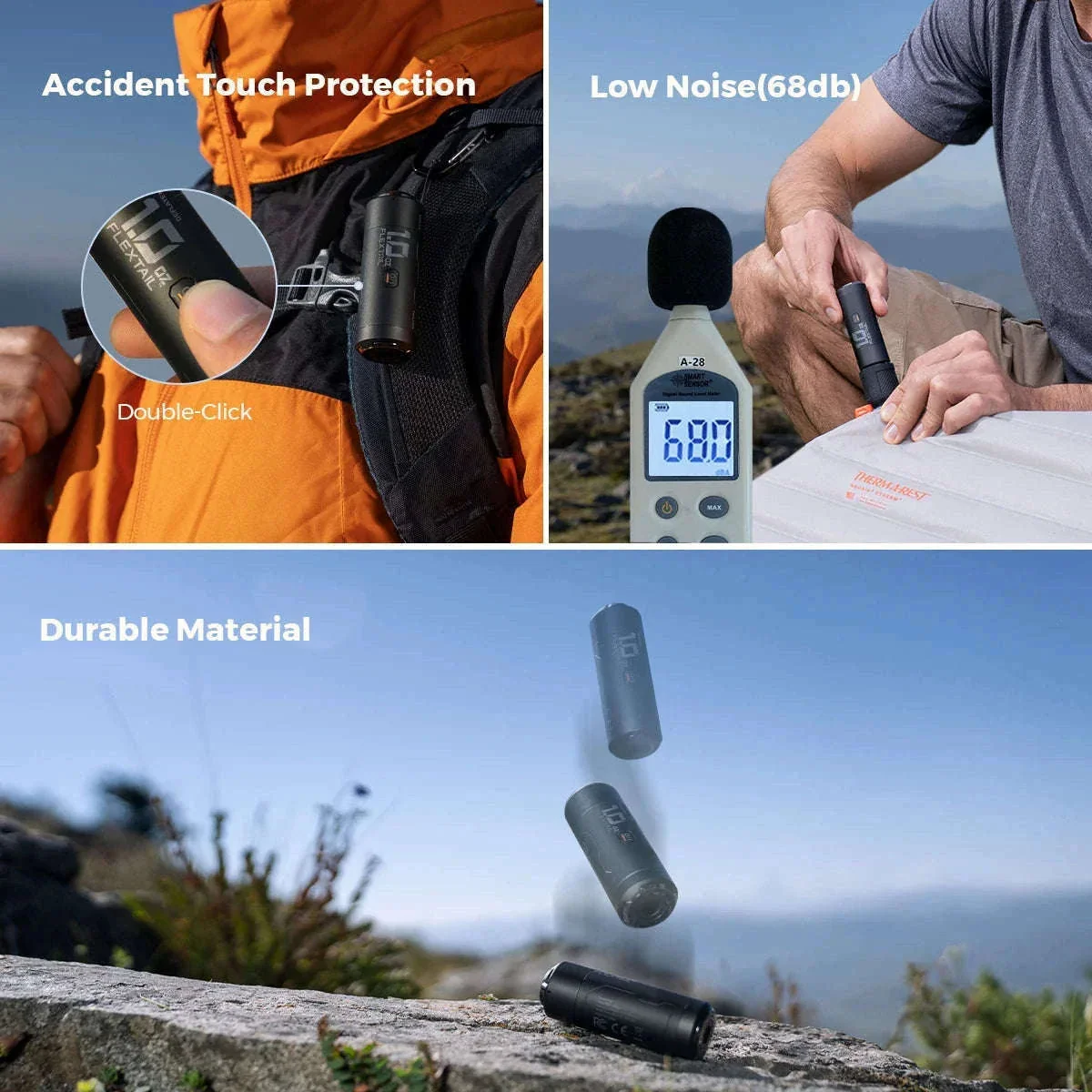 Ultralight Portable Electric Air Pump for Camping Sleeping Pads - Image 6