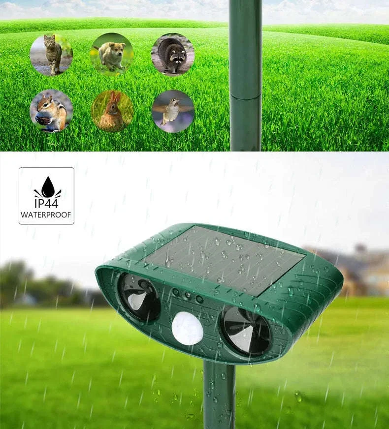 Solar Ultrasonic Animal Repellent for Garden Protection - Image 10