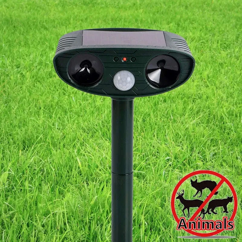 Solar Ultrasonic Animal Repellent for Garden Protection - Image 14