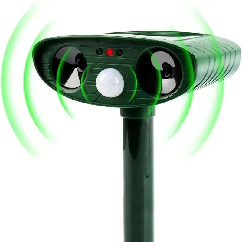 Solar Ultrasonic Animal Repellent for Garden Protection - Image 4